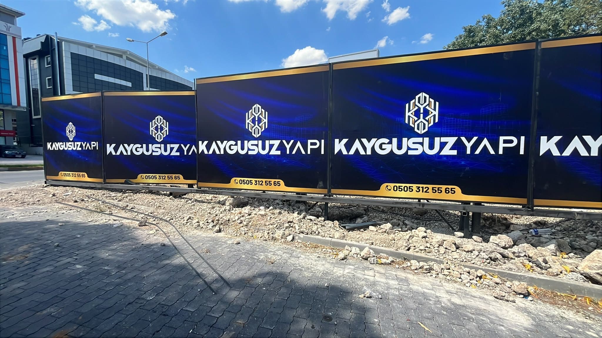 Kaygusuz Yapı Şantiye Çevre Panosu